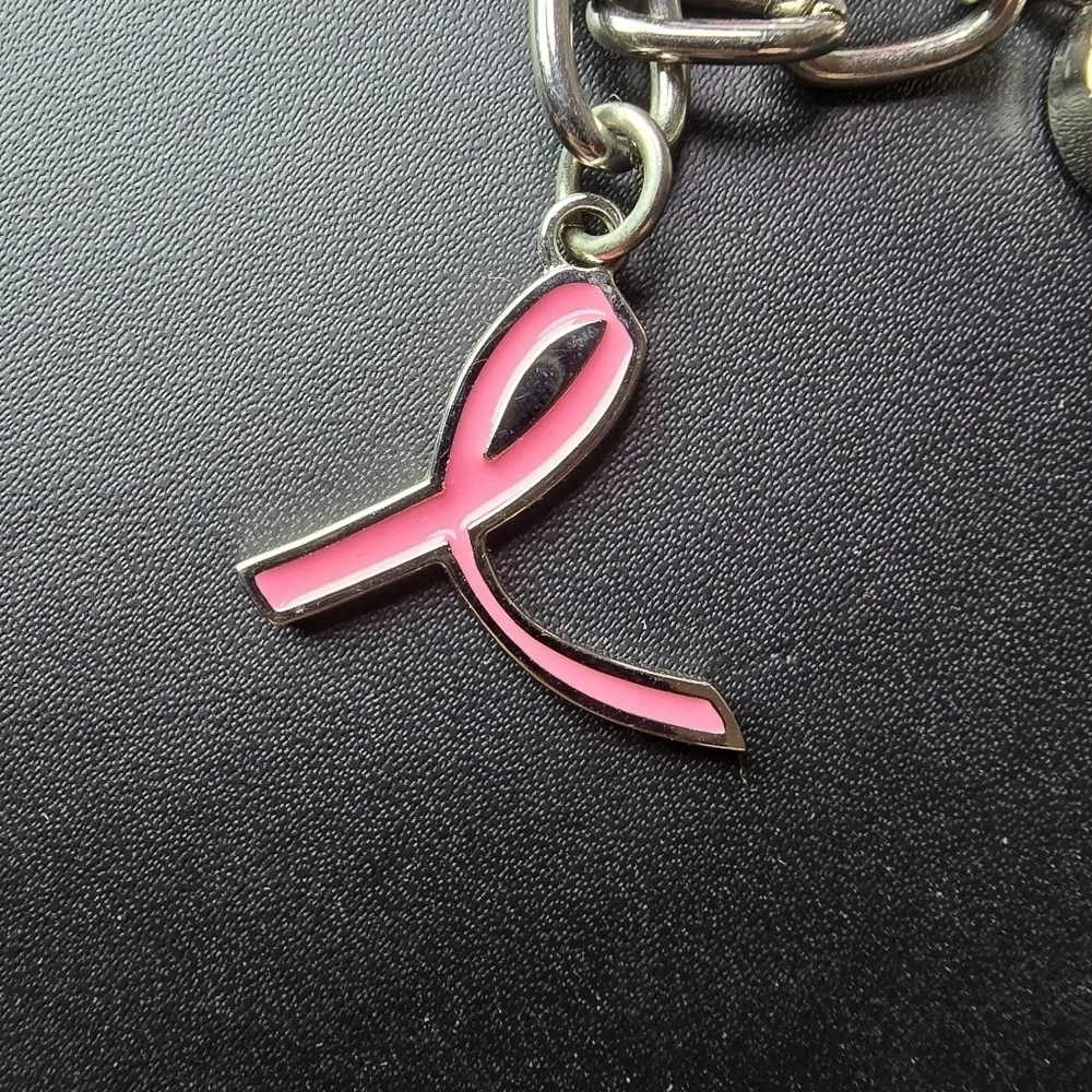 2/$20 Clinique BCRF Pink‎ Keychain (EUC)